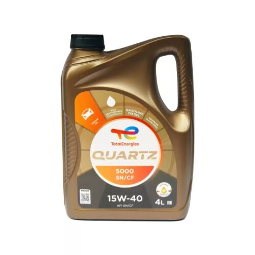 ACEITE 15W40 4LT TOTAL QUARTZ 5000 API SN CF TOTAL CHILE UE:3