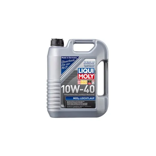 ACEITE 10W40 5LT MOS2 LEICHTLAUF API SL LIQUI MOLY UE:4