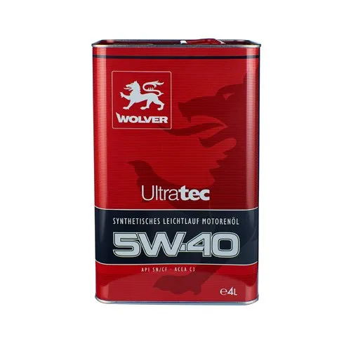 ACEITE 5W40 4LT ULTRATEC API SN CF ACEA C3 WOLVER UE:4
