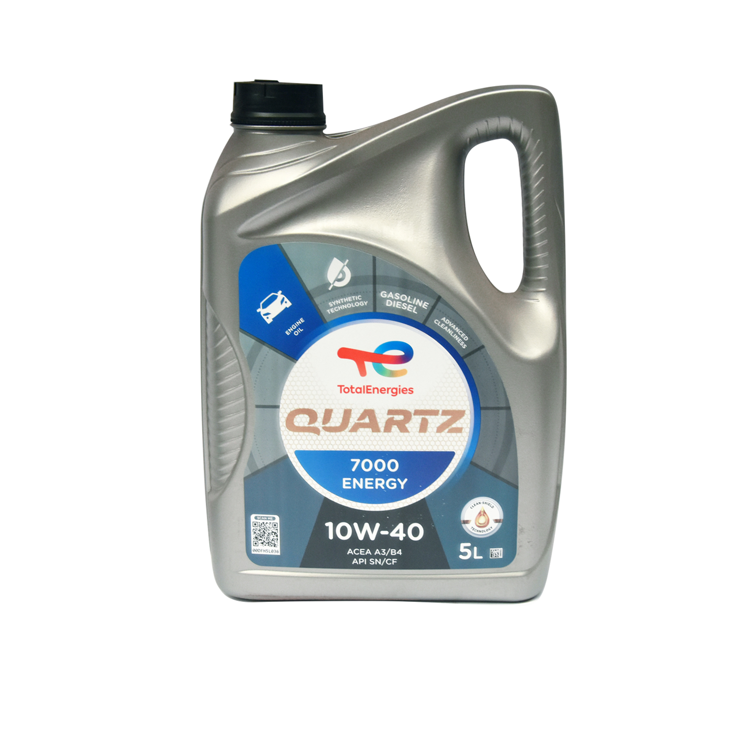 ACEITE 10W40 5LT QUARTZ 7000 ENERGY TOTAL UE:3